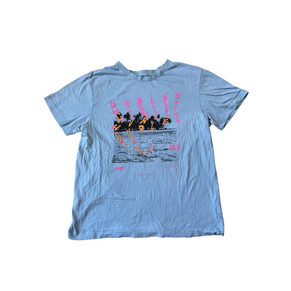 HURLEY Mens T-Shirt size Large; Blue;